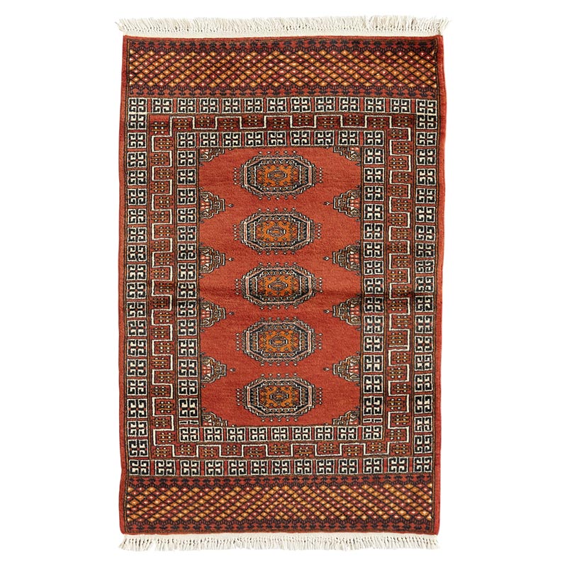 ヴィンテージラグ トライバルラグ パキスタン産（174×122cm）赤