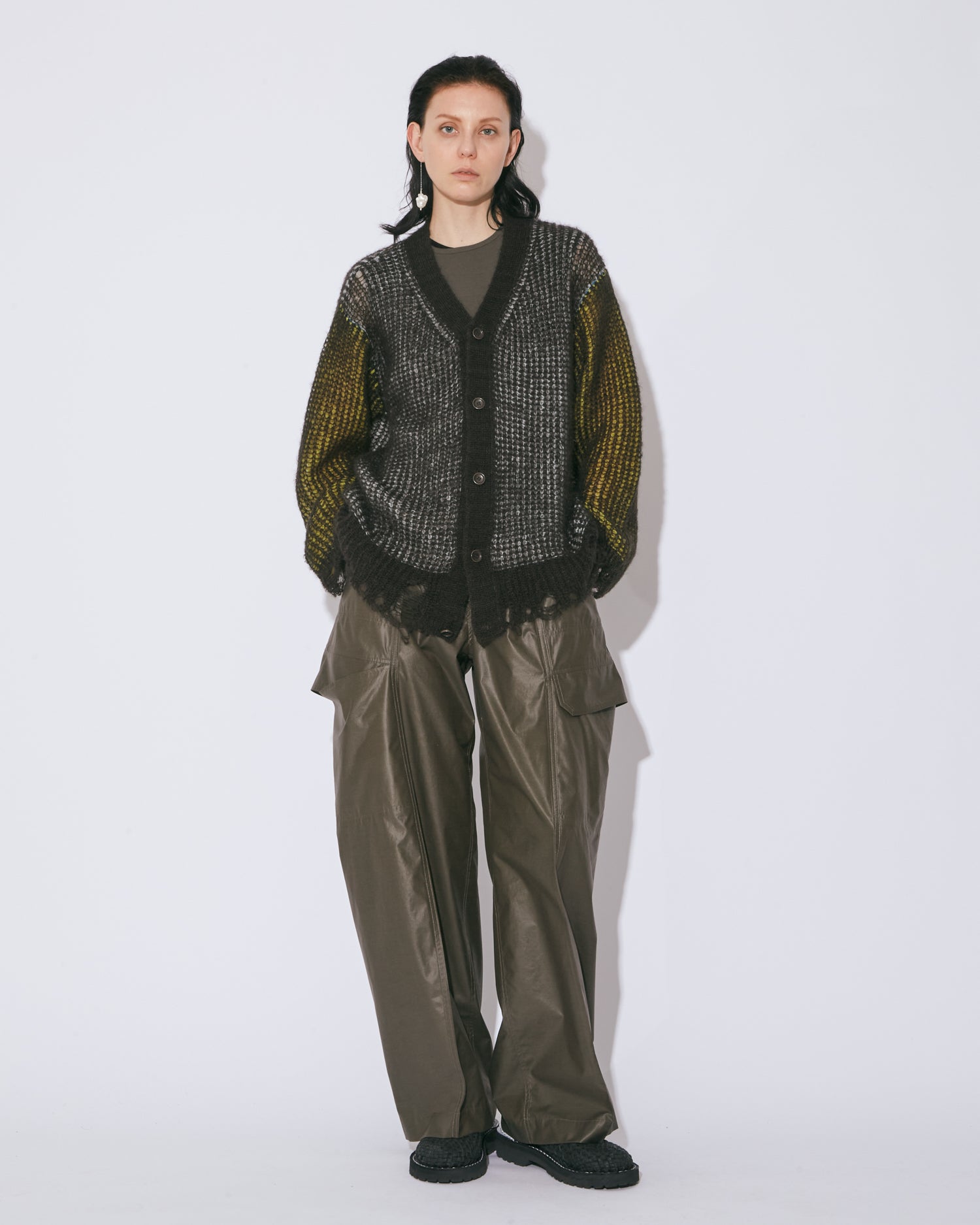 wooledmohair knitted cardigan – beautiful people online store