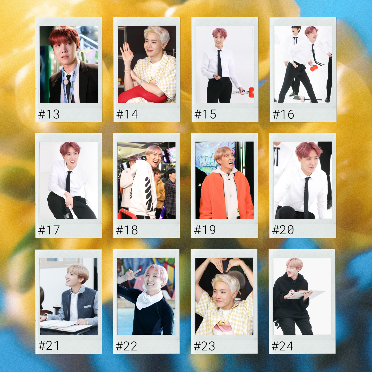 BTS J-Hope Mini Instant Film Photo - PT 1 – Beautiful Little Pieces