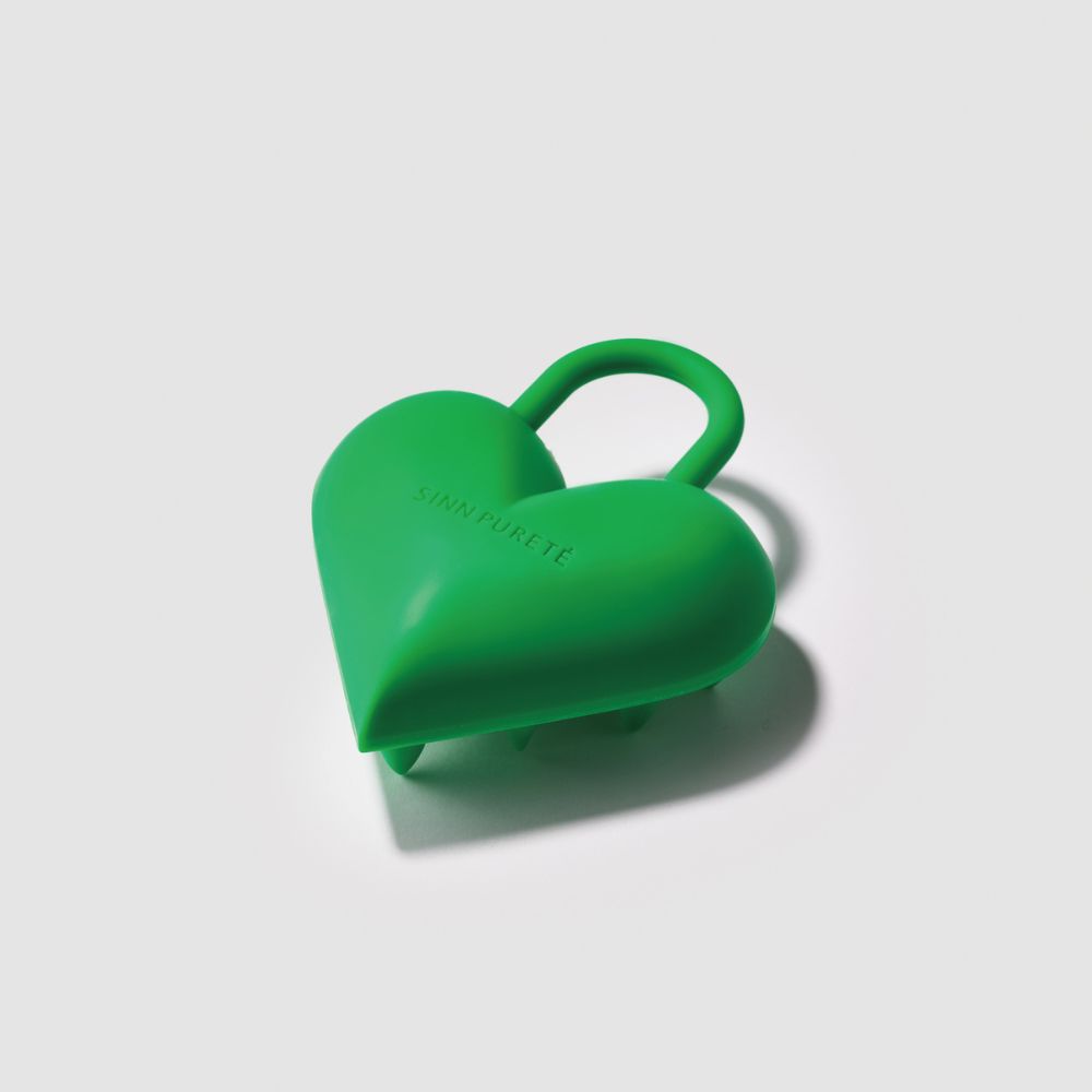 SINN PURETE ハートロックスカルプブラシ グリーン