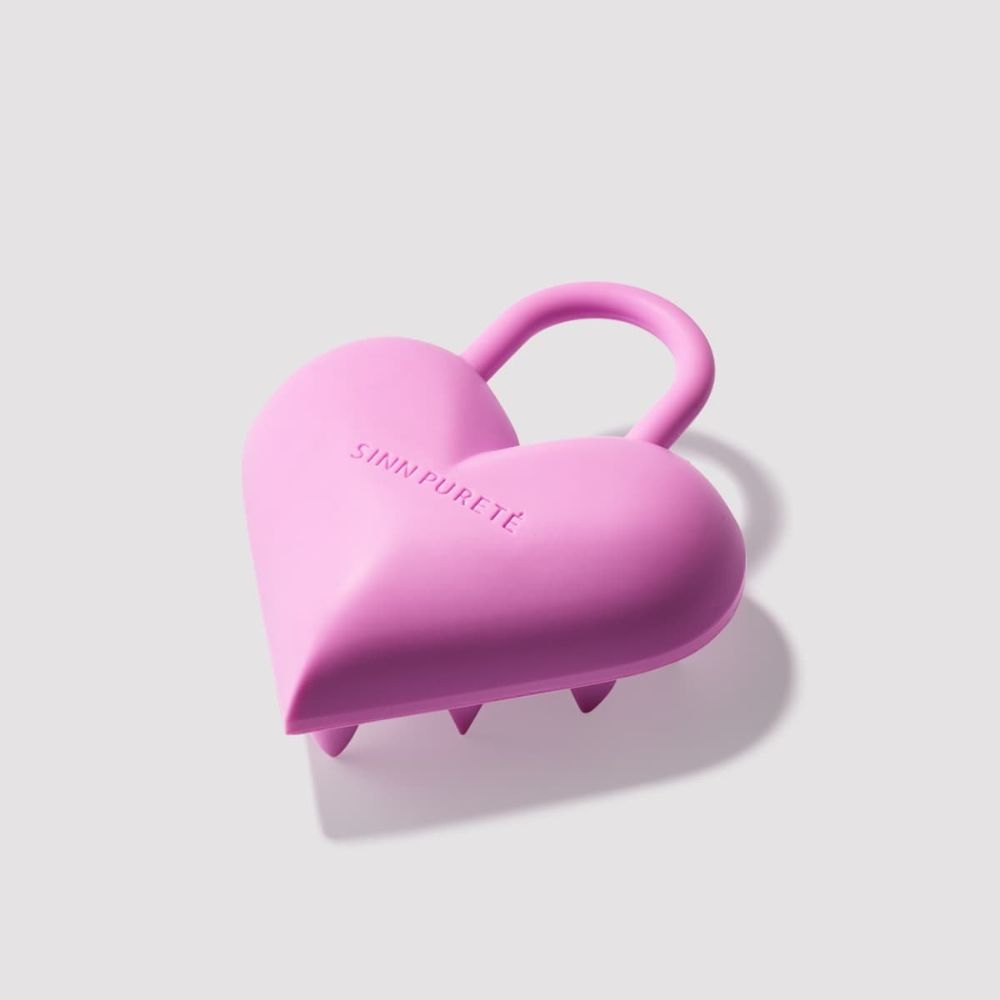 SINN PURETE ハートロックスカルプブラシ ピンク