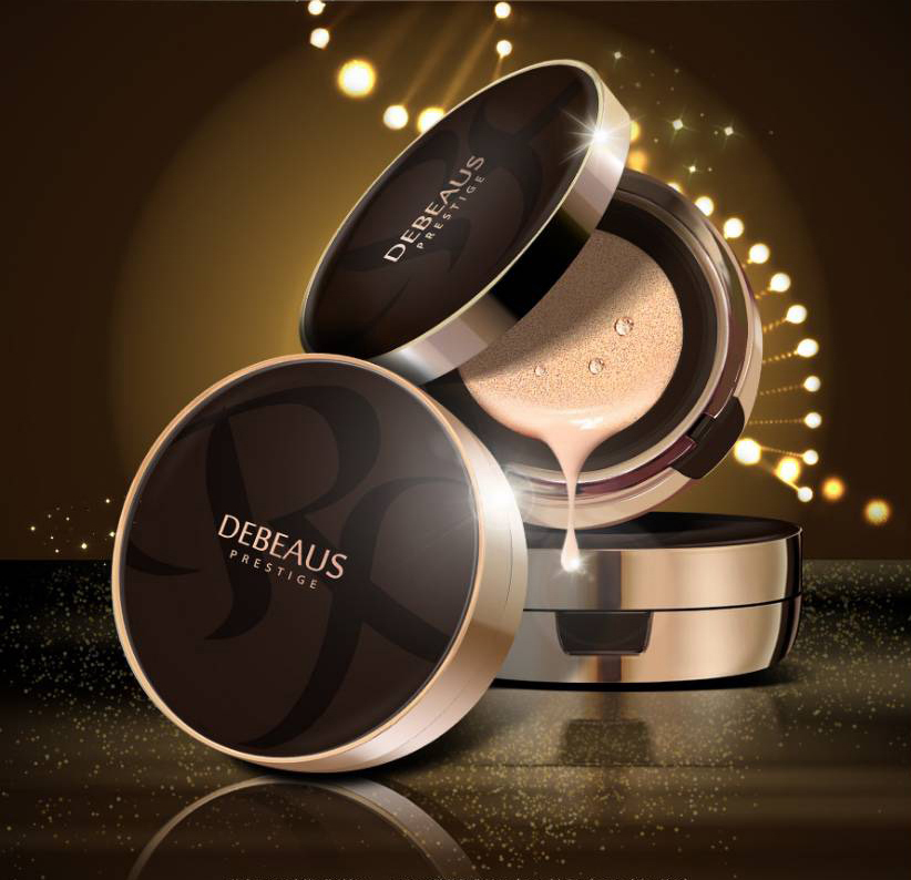 ディビュースクッションファンデーション（詰替え用レフィルとパフ付き