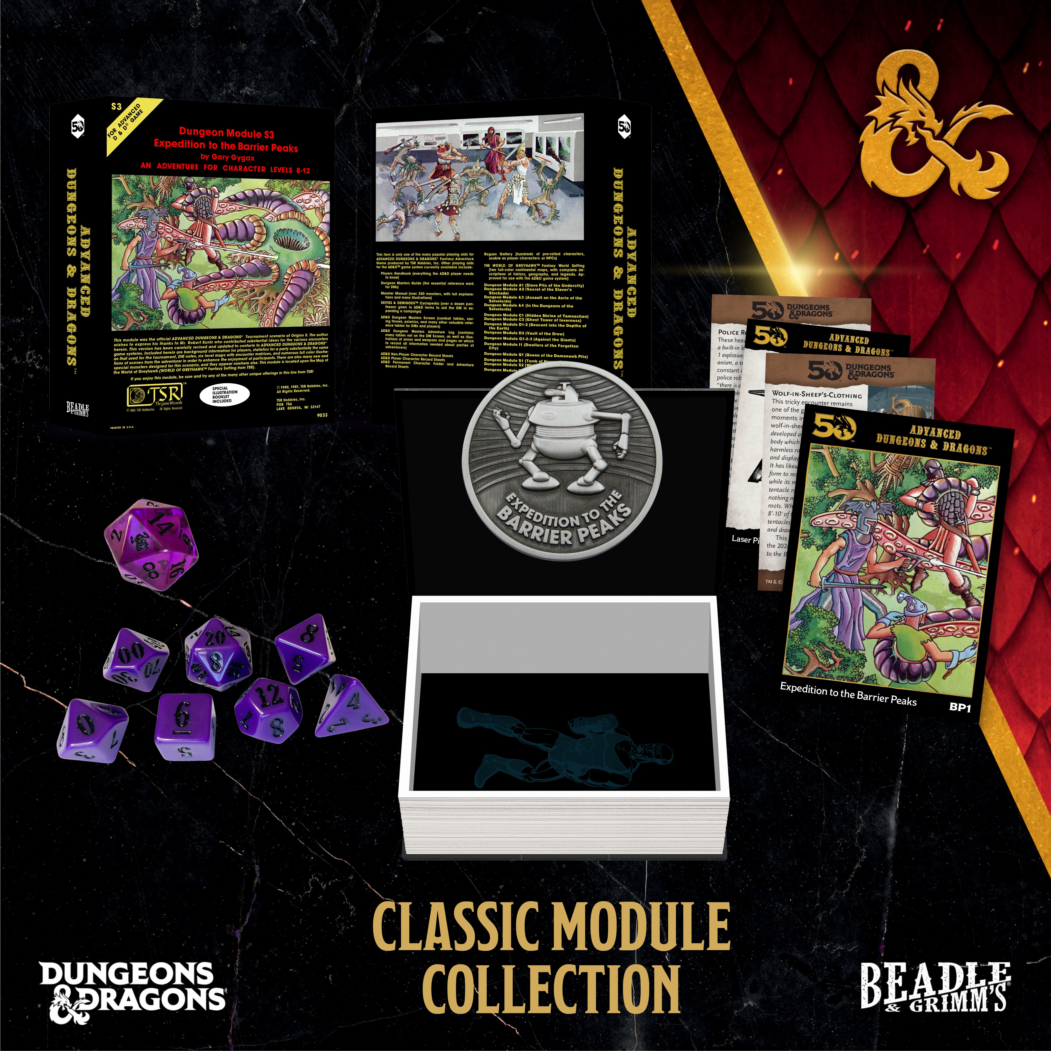 D&D Classic Module Dice Sets – Beadle & Grimm's Pandemonium Warehouse