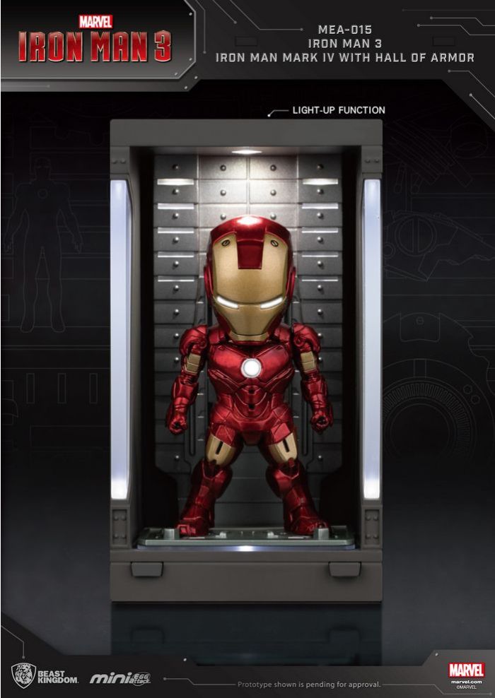 Beast-Kingdom USA | Iron Man 3 /Iron Man Mark IV with Hall of Armor