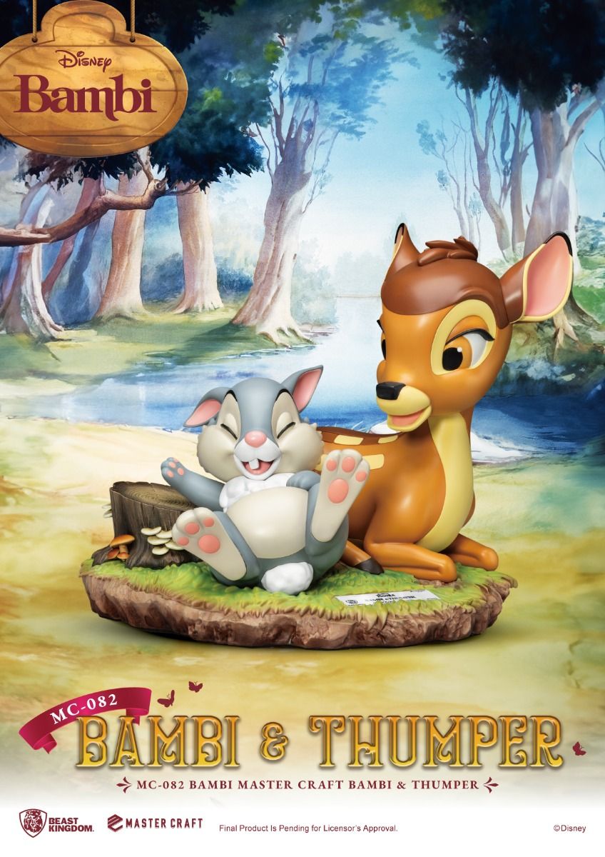 Beast-Kingdom USA | MC-082 Bambi Master Craft Bambi & Thumper