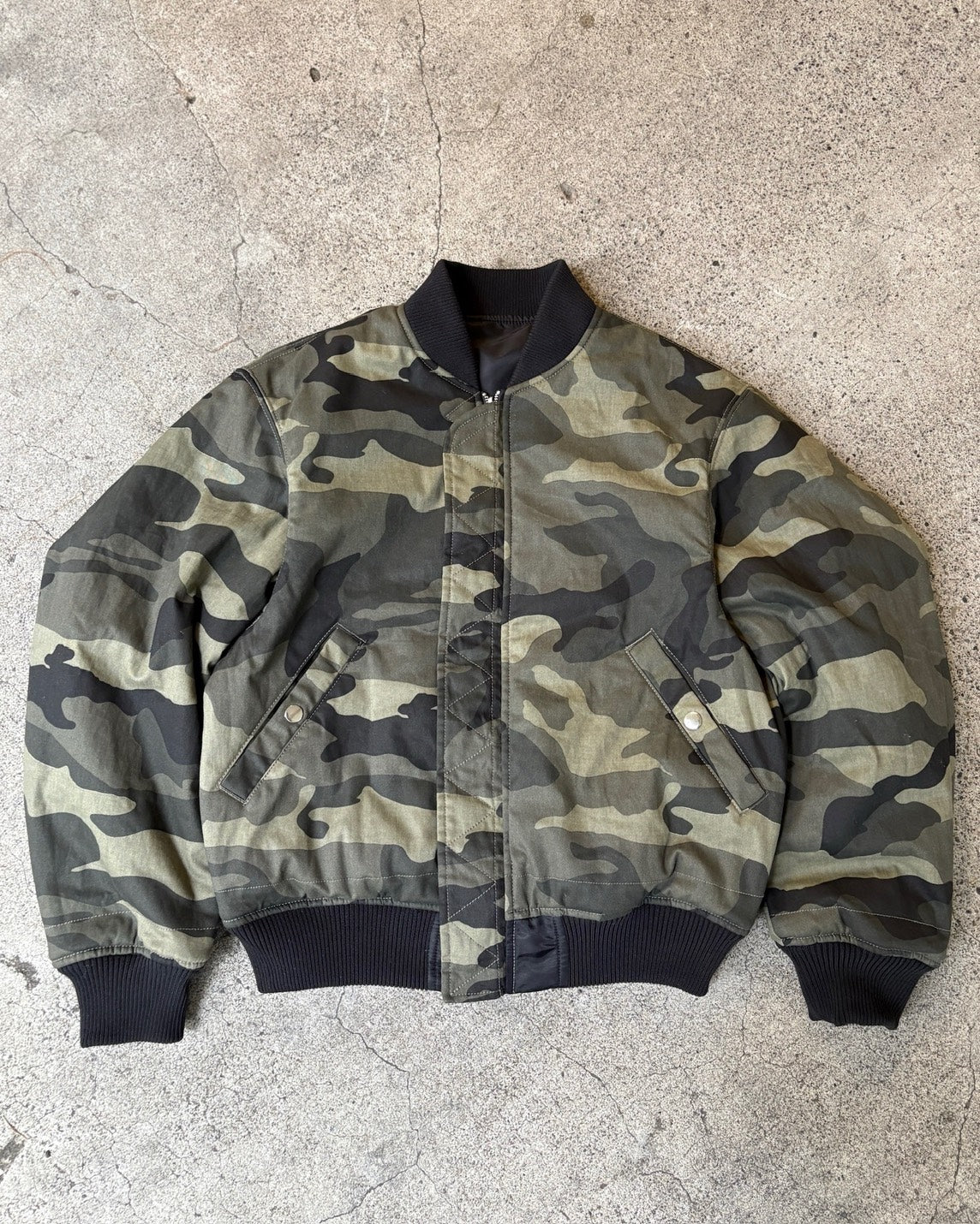Camo Reversible MA-1 Jacket – BELVET