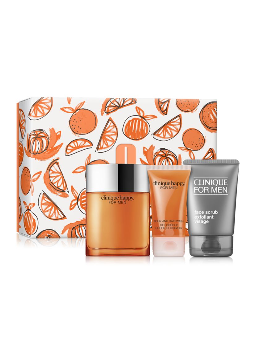 Clinique Happy For Him Men's Fragrance & Grooming Gift Set - $180