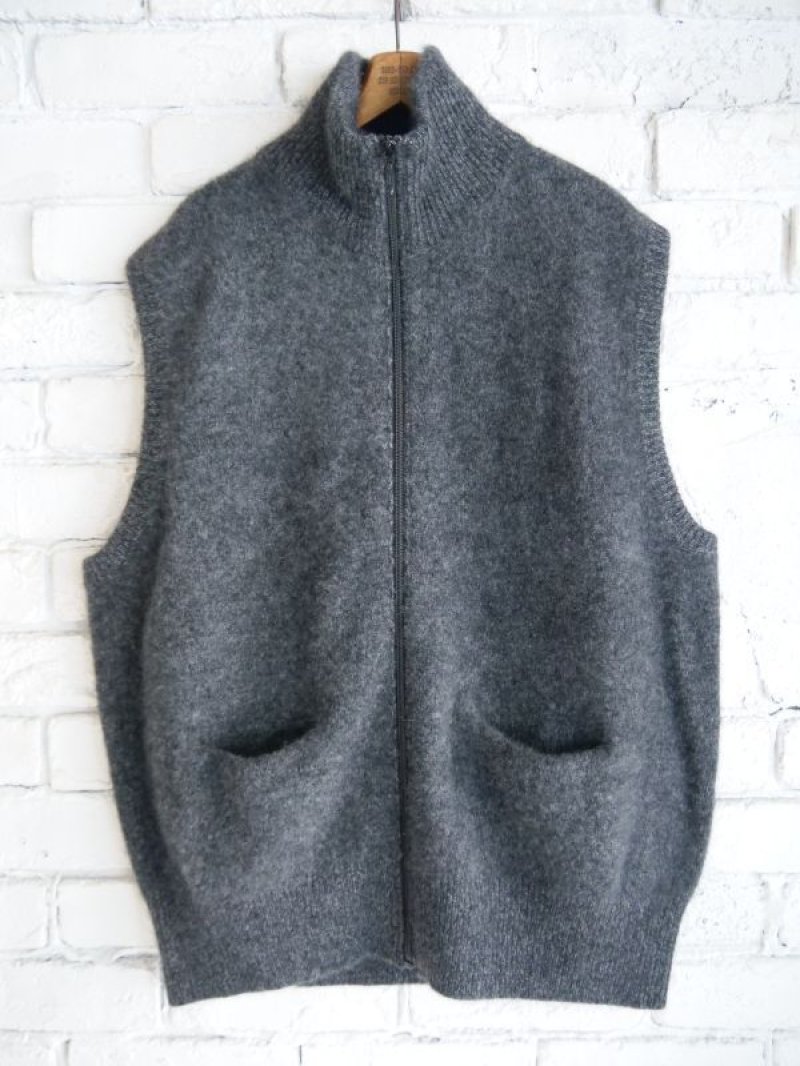 MAATEE&SONS CASHEMERE 強圧縮 JIP VEST マーティーアンドサンズ