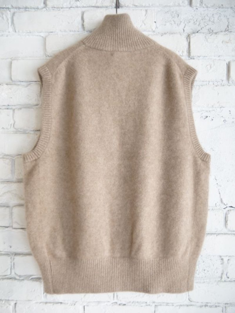 MAATEE&SONS CASHEMERE 強圧縮 JIP VEST マーティーアンドサンズ