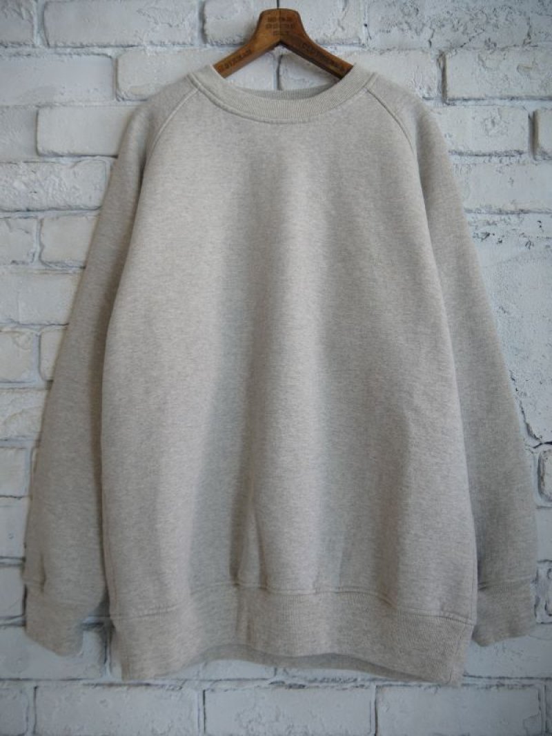 COMOLI コモリ コットン吊裏毛クルーネック (Y03-05002)