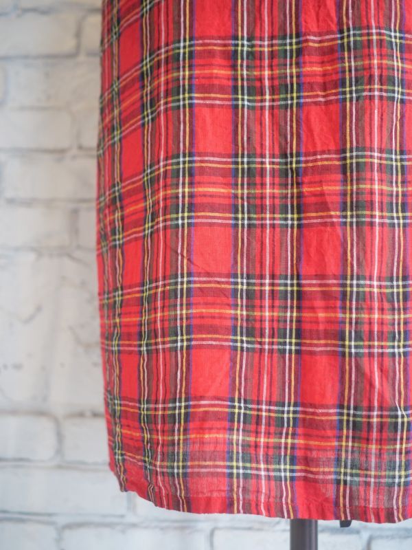 R&D.M.Co- / OLDMAN'S TAILOR TARTAN CHECK APRON オールドマンズ