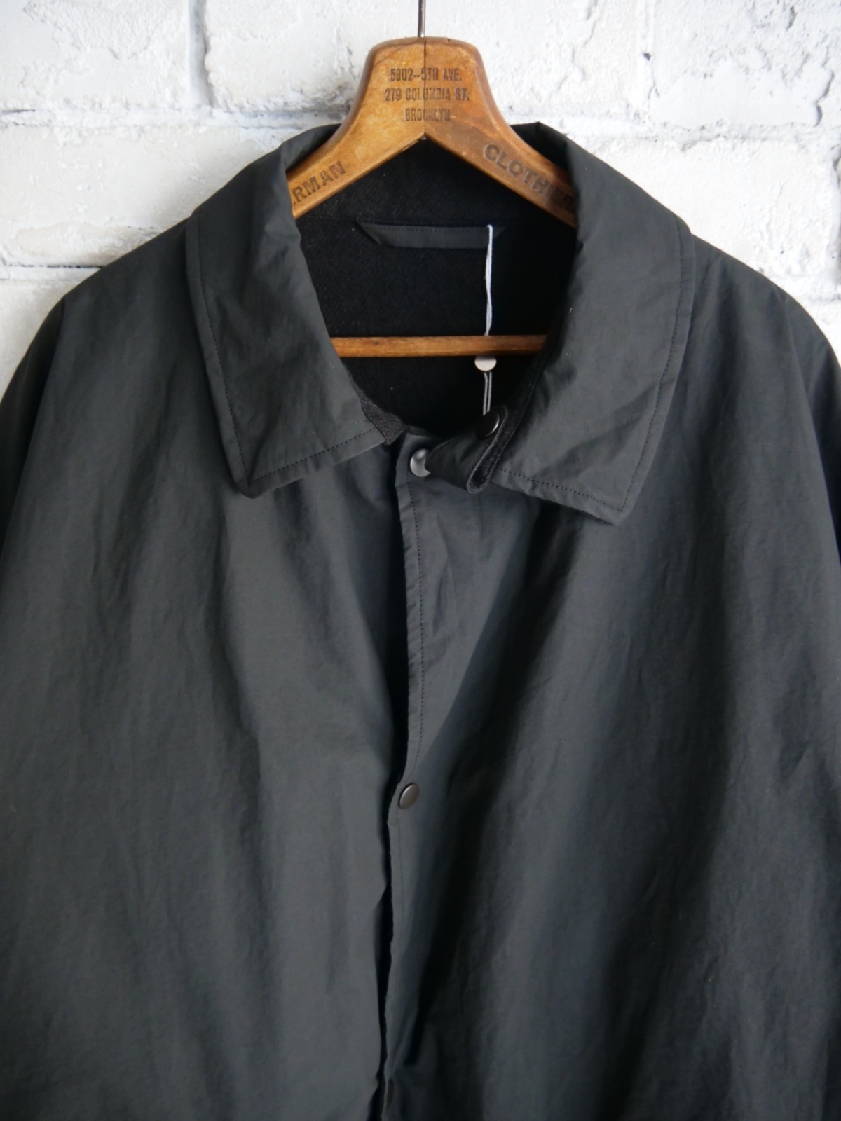 COMOLI コモリ コットンナイロンコーチジャケット (A03-01013)