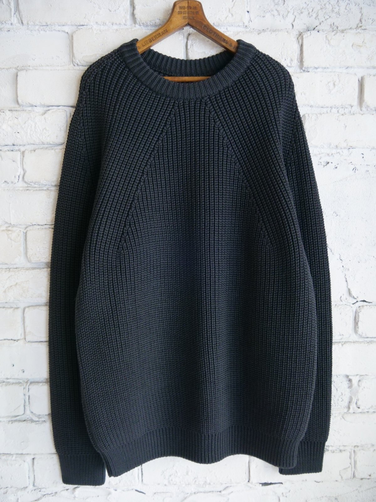 BATONER【MEN'S】SIGNATURE CREW NECK KNIT バトナー シグネチャー