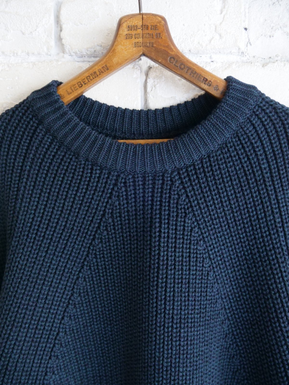 BATONER【MEN'S】SIGNATURE CREW NECK KNIT バトナー シグネチャー