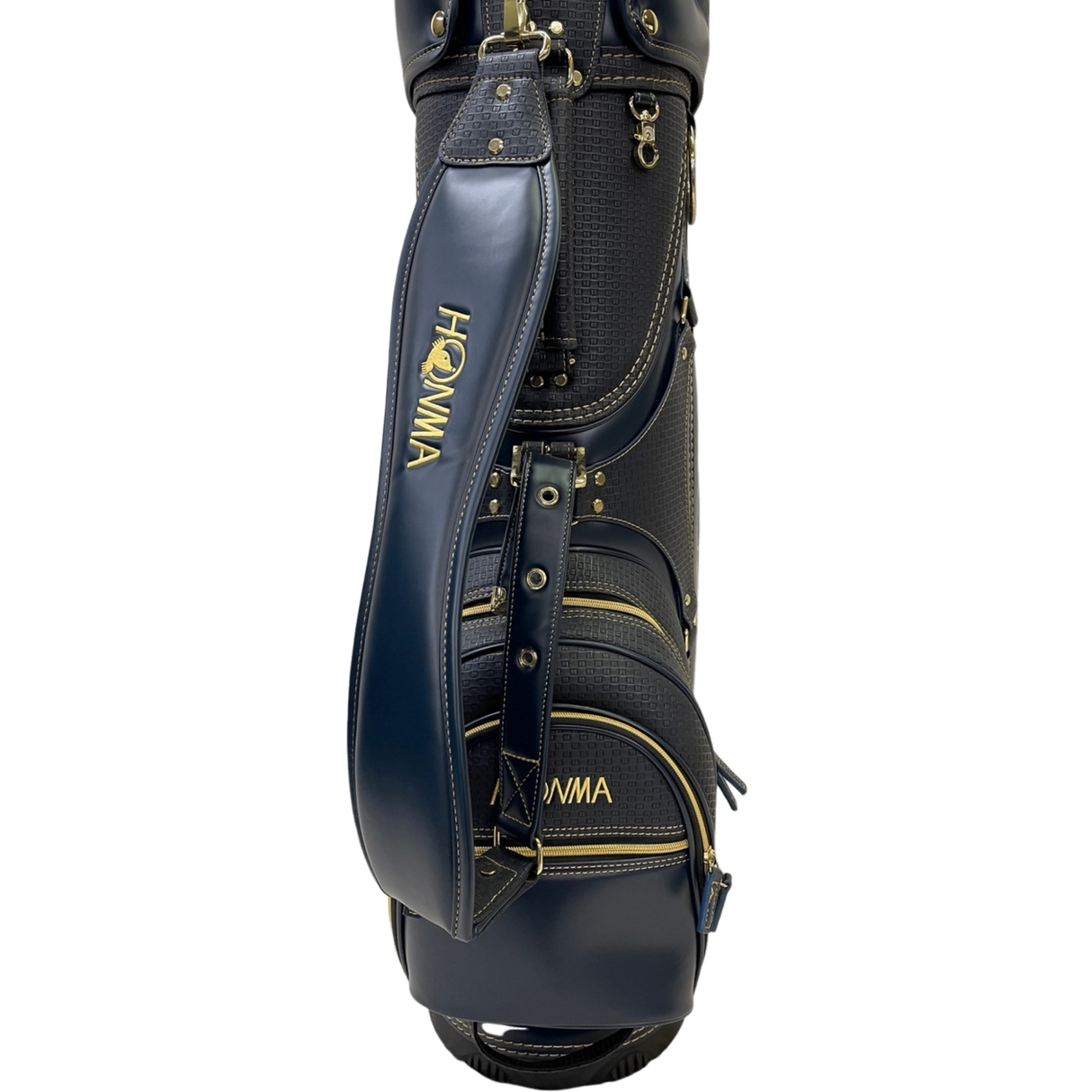 本間ゴルフTM602他 メンズゴルフ中級者向け10本 美品キャディバッグ