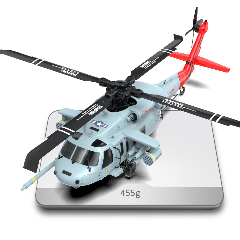 YXZNRC YUXIANG F09-H SH60 Seahawk RC Helicopter | 1/47 Scale GPS