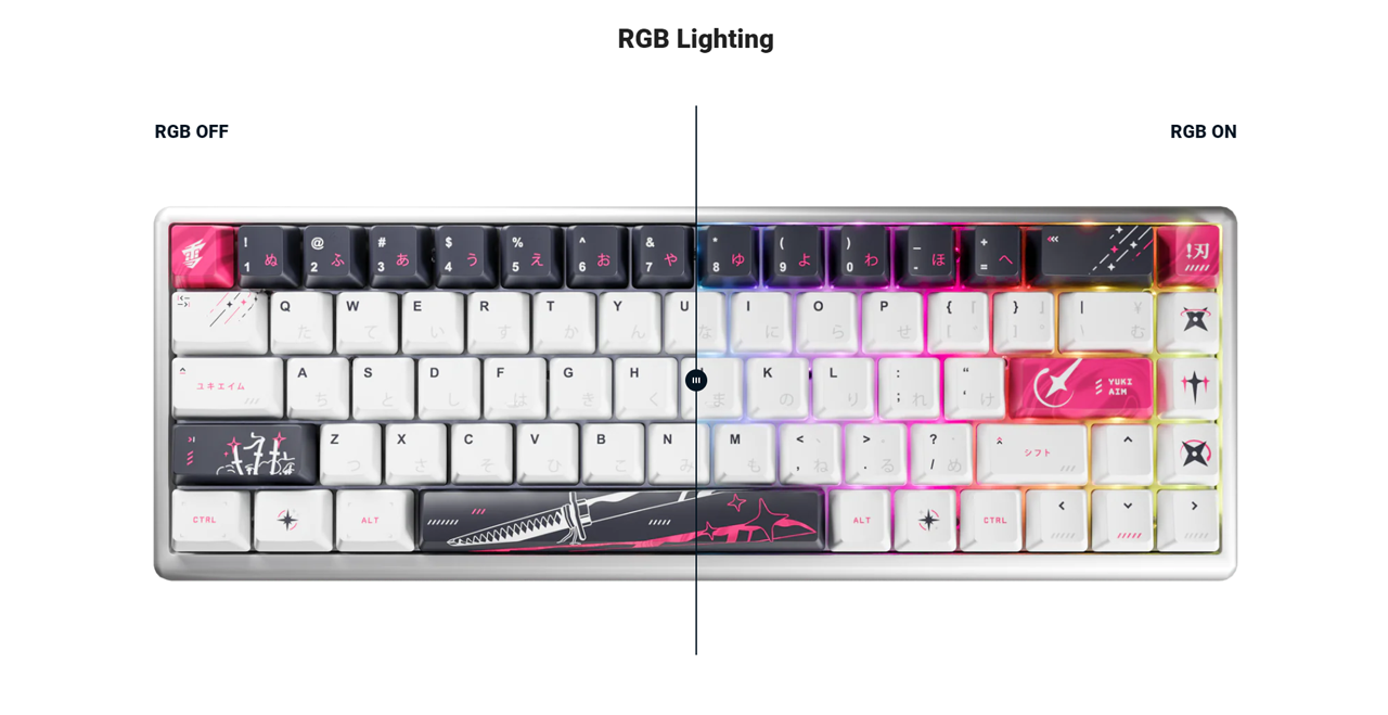 Best One(ベストワン) / Yuki Aim Polar 65 Keyboard Katana Edition
