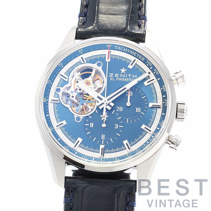 中古】ZENITH CHRONOMASTER EL PRIMERO OPEN CHARLES VERMOT TRIBUTE