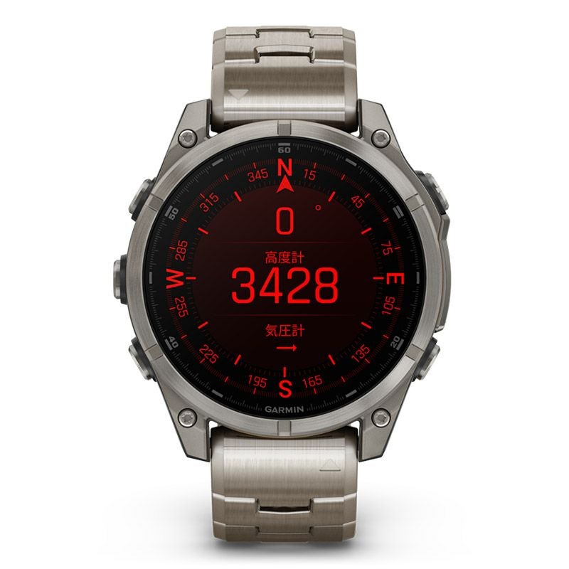 GARMIN fenix 8 Sapphire AMOLED 47mm Ti / Metal Band ガーミン