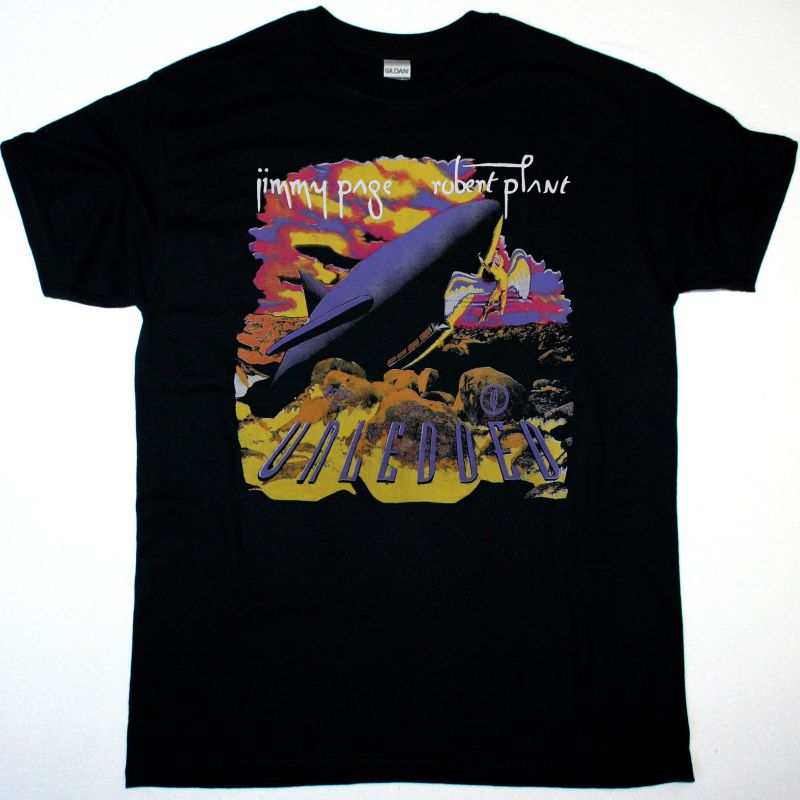 JIMMY PAGE ROBERT PLANT NO QUARTER TOUR 1995 - Best Rock T-shirts