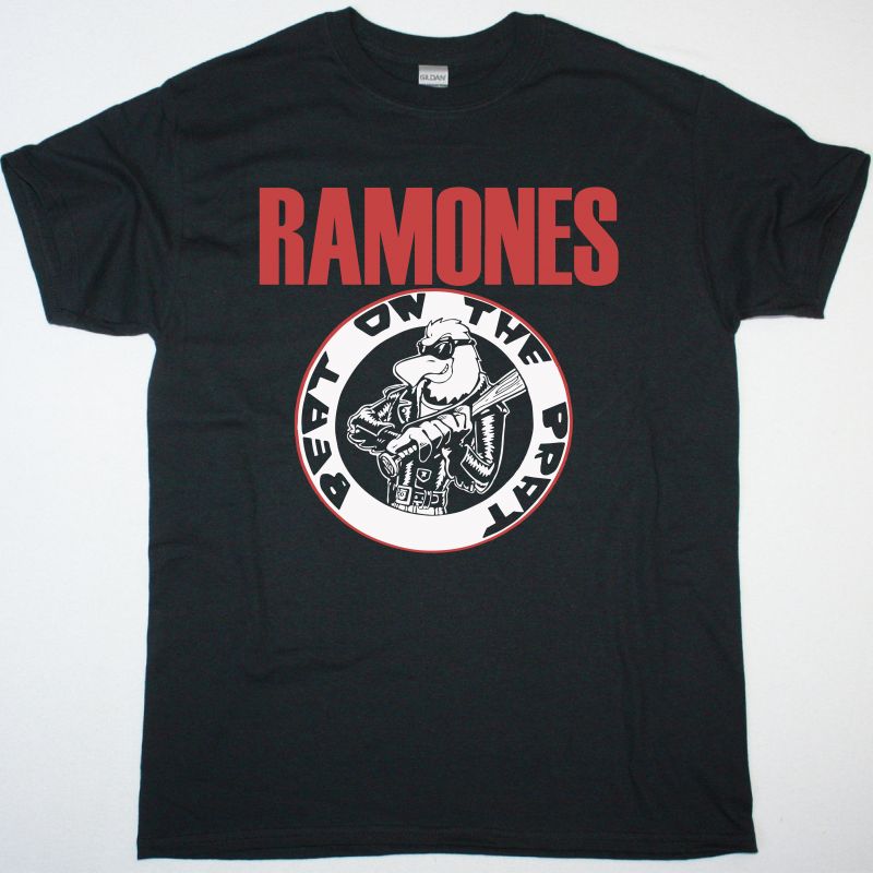 RAMONES BEAT ON THE BRAT NEW BLACK T-SHIRT - Best Rock T-shirts