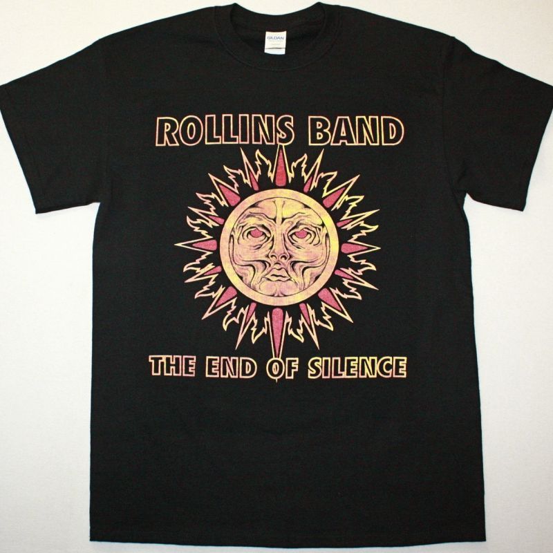 ROLLINS BAND THE END OF SILENCE NEW BLACK T-SHIRT - Best Rock T-shirts