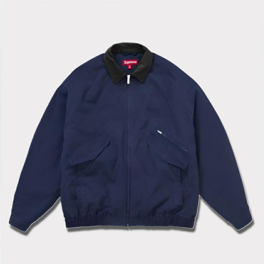 Supreme シュプリーム 2024AW Leather Collar Utility Jacket レザー