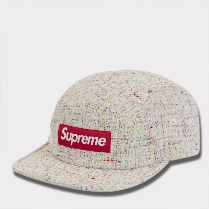 Supreme シュプリーム 2024AW Denim Boucle Camp Cap デニムブークレ
