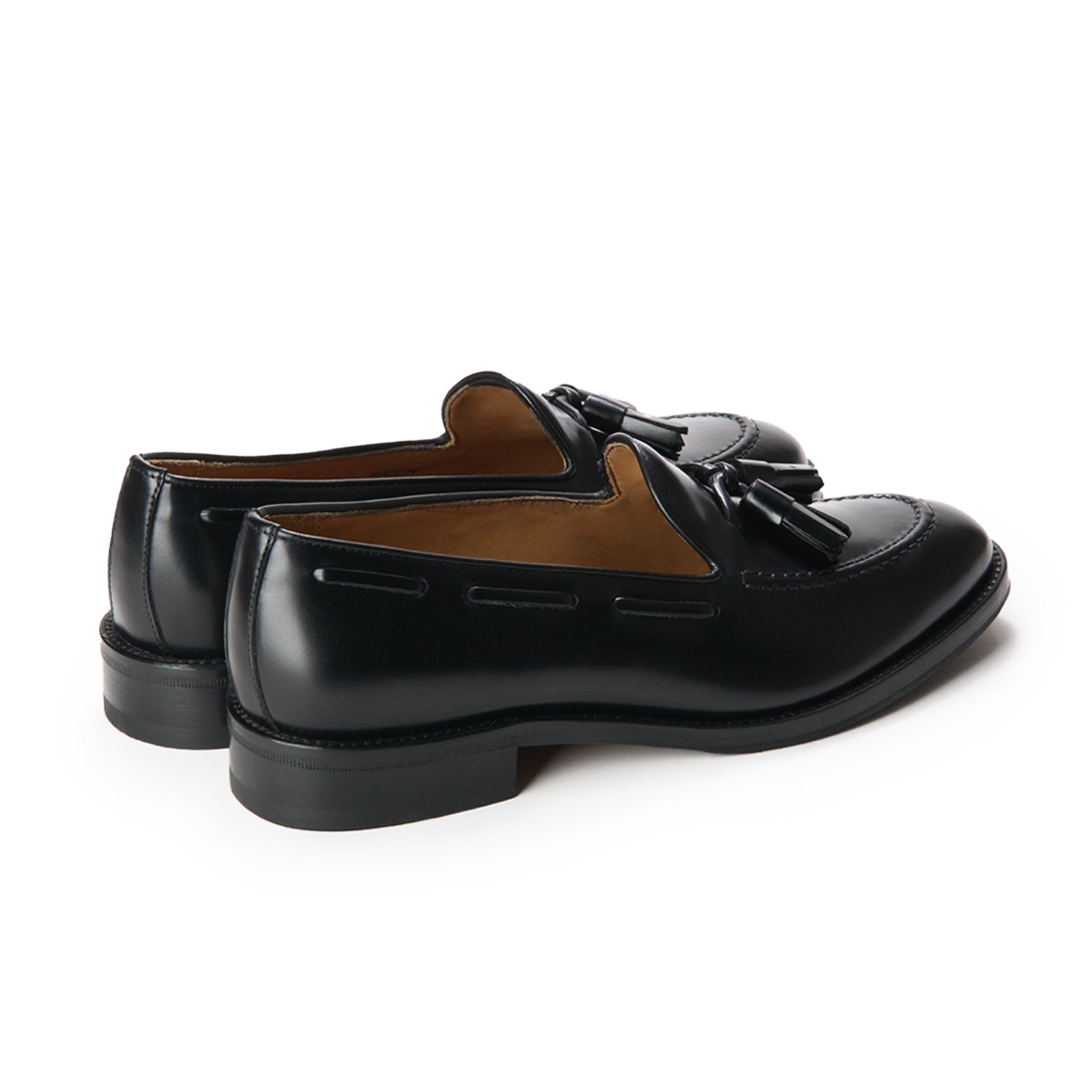 Berwick1707 | タッセルローファー コーティングレザー | 193ROSGBK