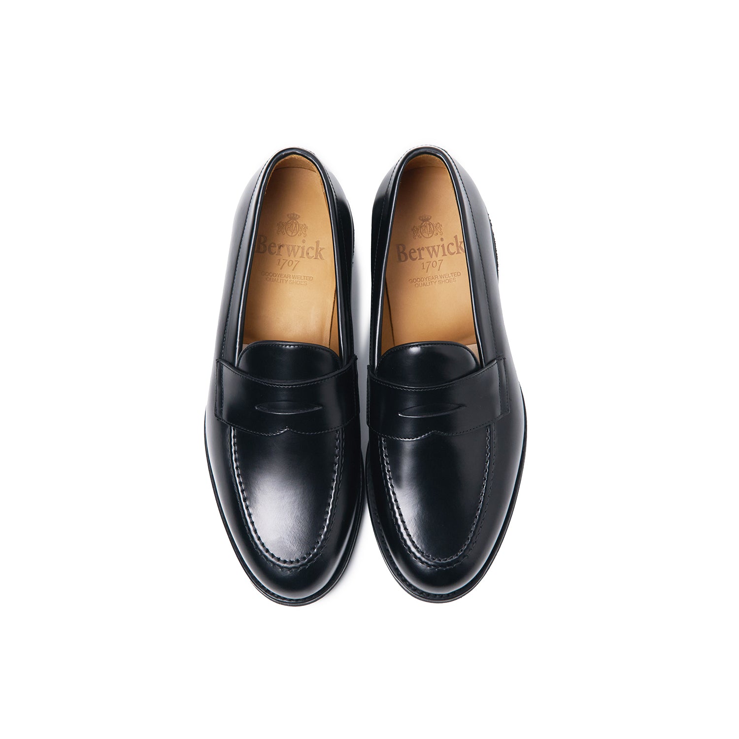 Berwick1707 | コインローファー コーティングレザー | 5260ROVIBK