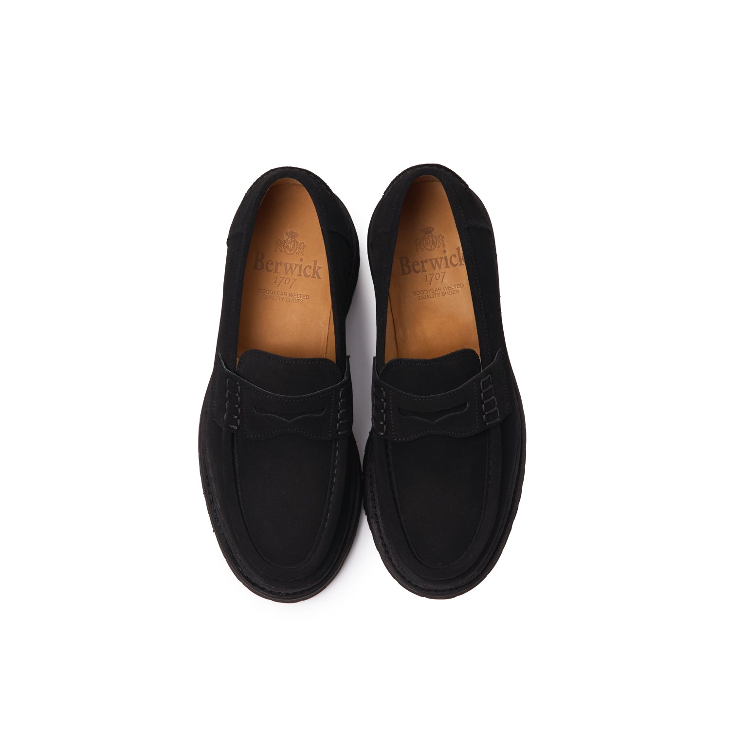 Berwick1707 | コインローファー スエード | 5293SBVLBK – バー