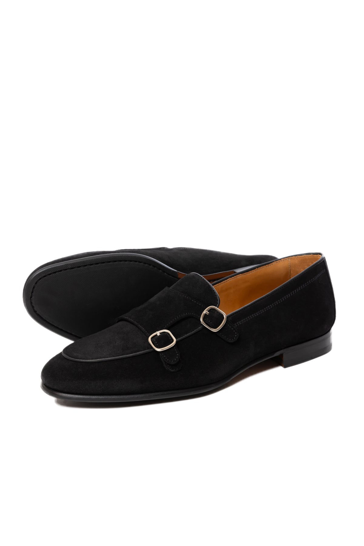 Berwick1707 | ダブルモンクローファー | スエード 5111RESGBK – バー