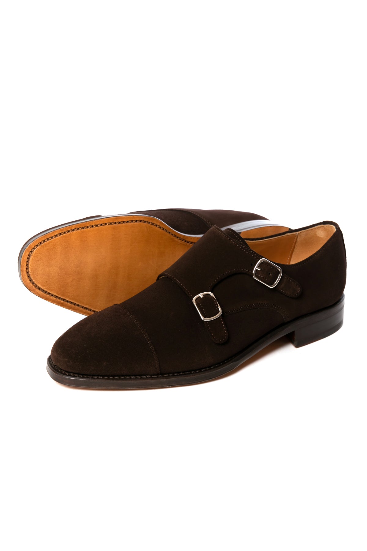 Berwick1707 | ダブルモンクストラップ スエード | 5212SBLEDB – バー