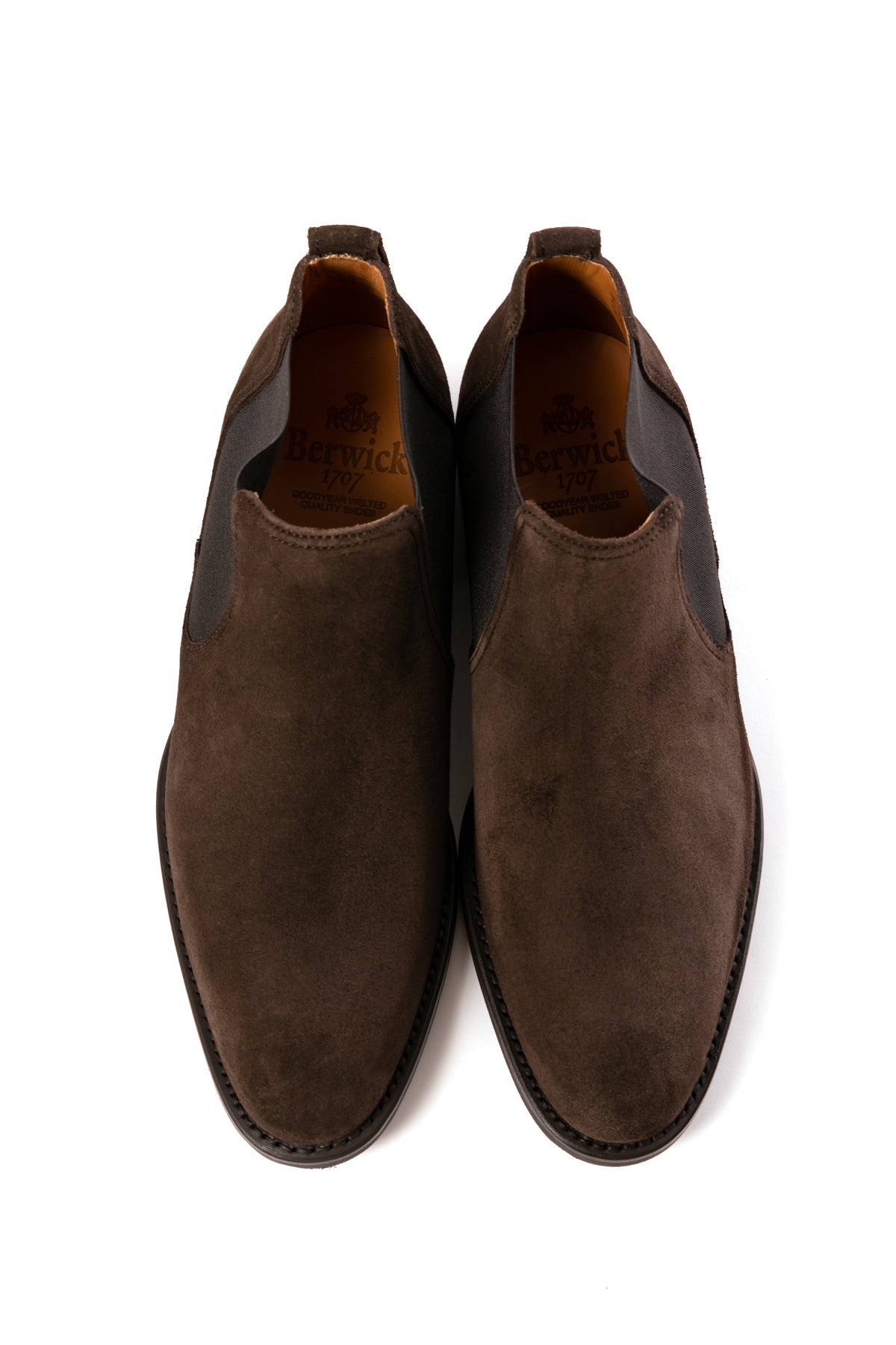 Berwick1707 | ショートサイドゴアブーツ スエード | 548GODADB – バー