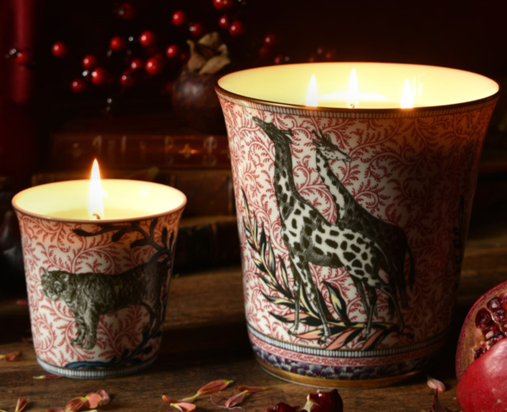 キャンドルポット 15 cm + アロマキャンドル 950g 装飾キャンドル