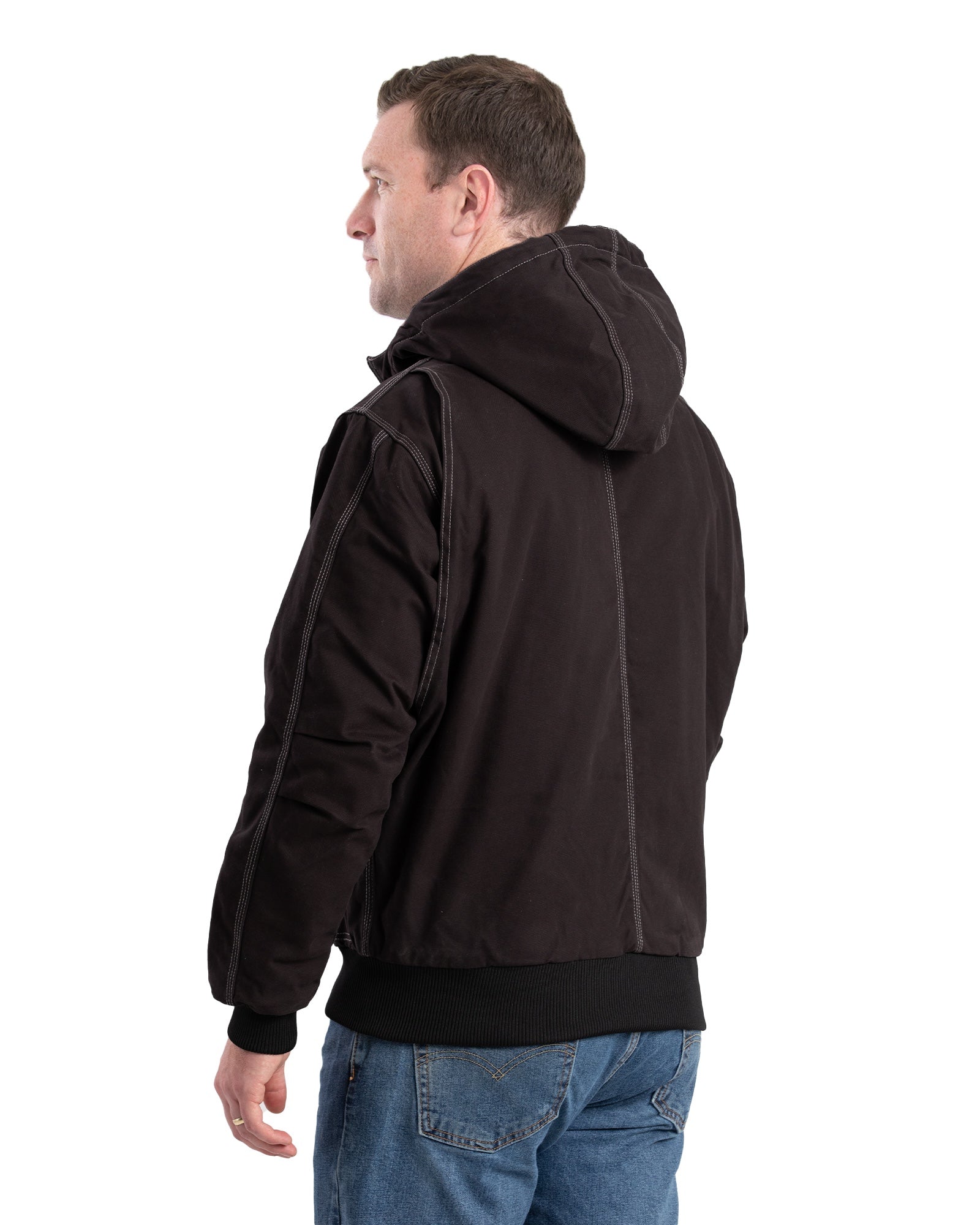Men's Water Repellent Duck Hooded Work Jacket – Berne Canada