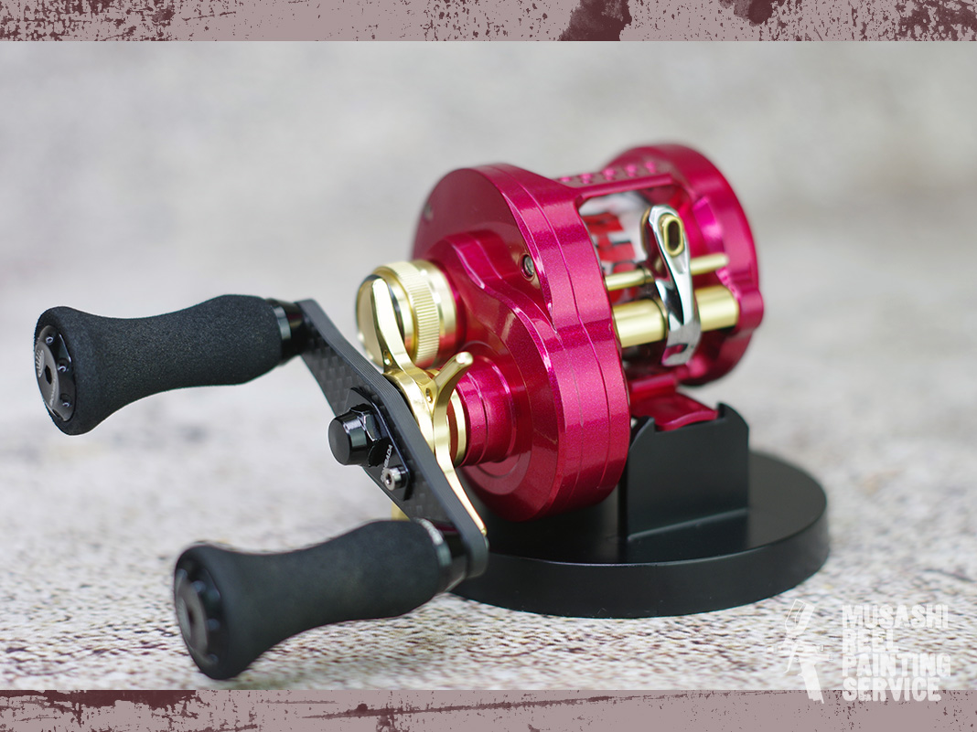 21カルコン塗装】美しすぎるメタリックワインレッド！アルマイト風