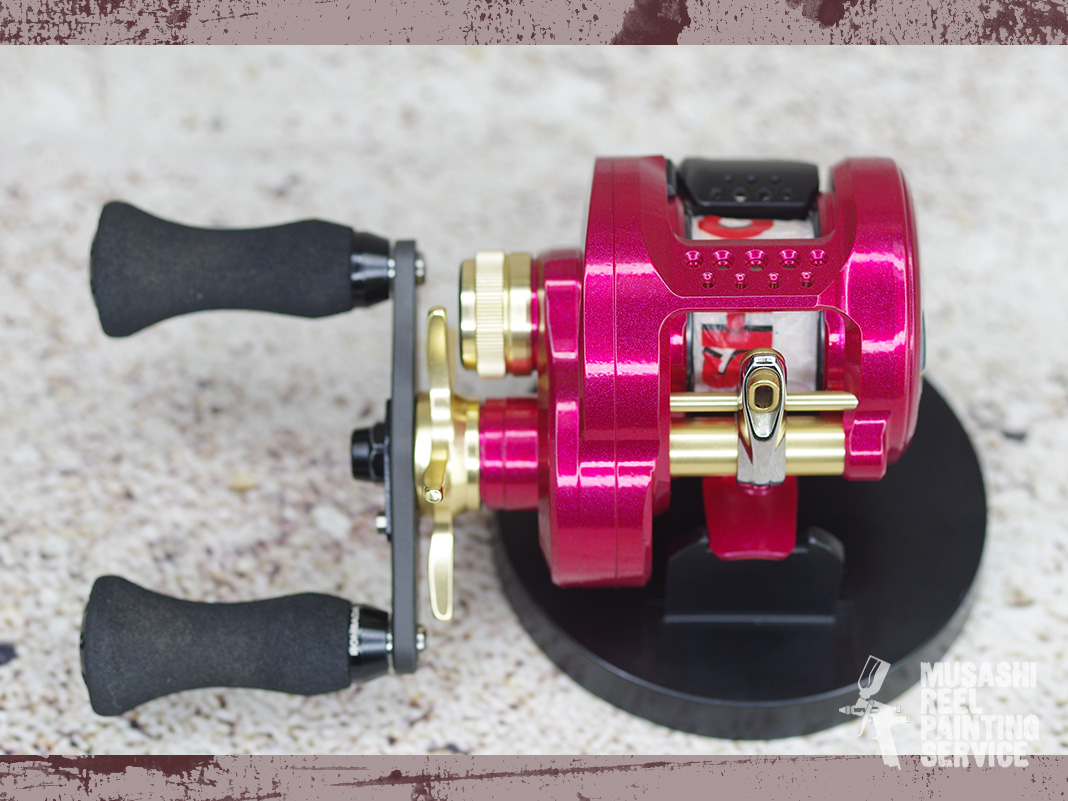 21カルコン塗装】美しすぎるメタリックワインレッド！アルマイト風