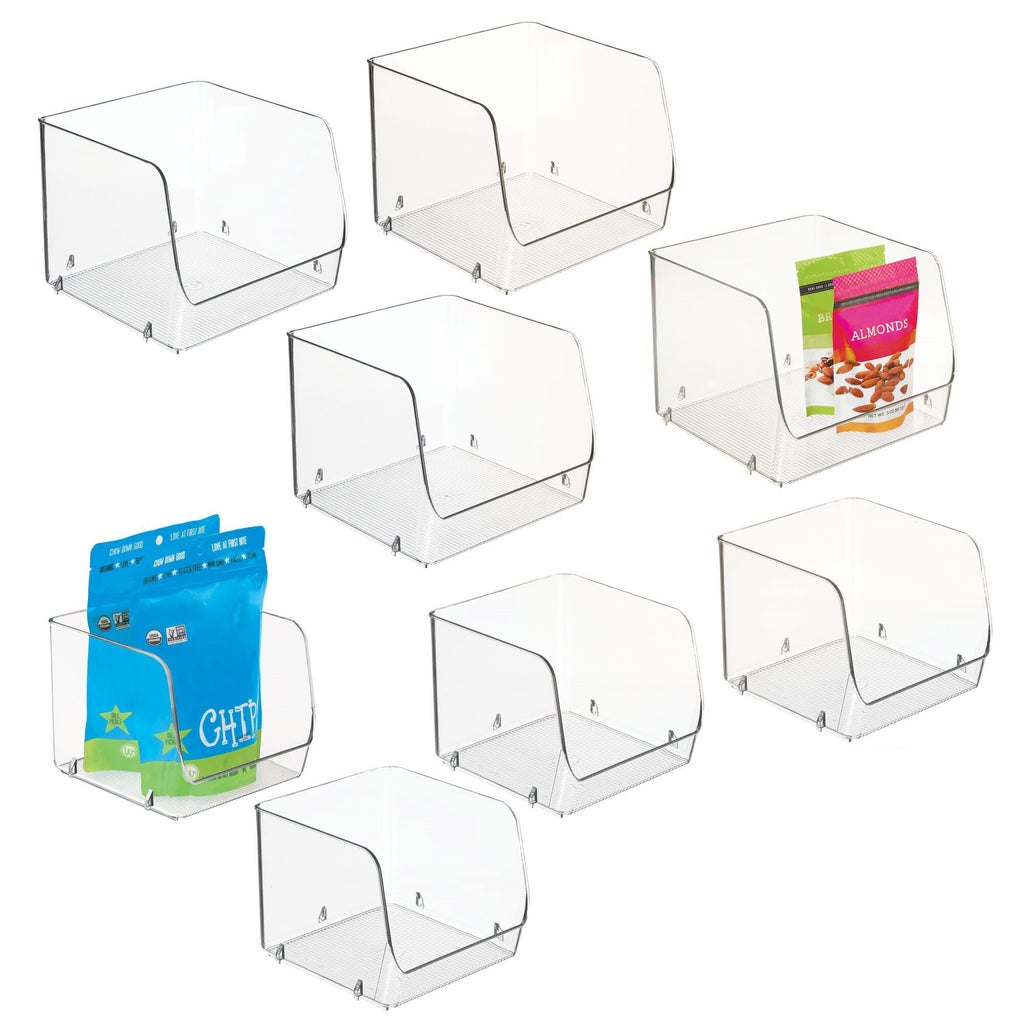 iDESIGN Stacking Open Front Pantry Bins, 8-piece Set | Costco