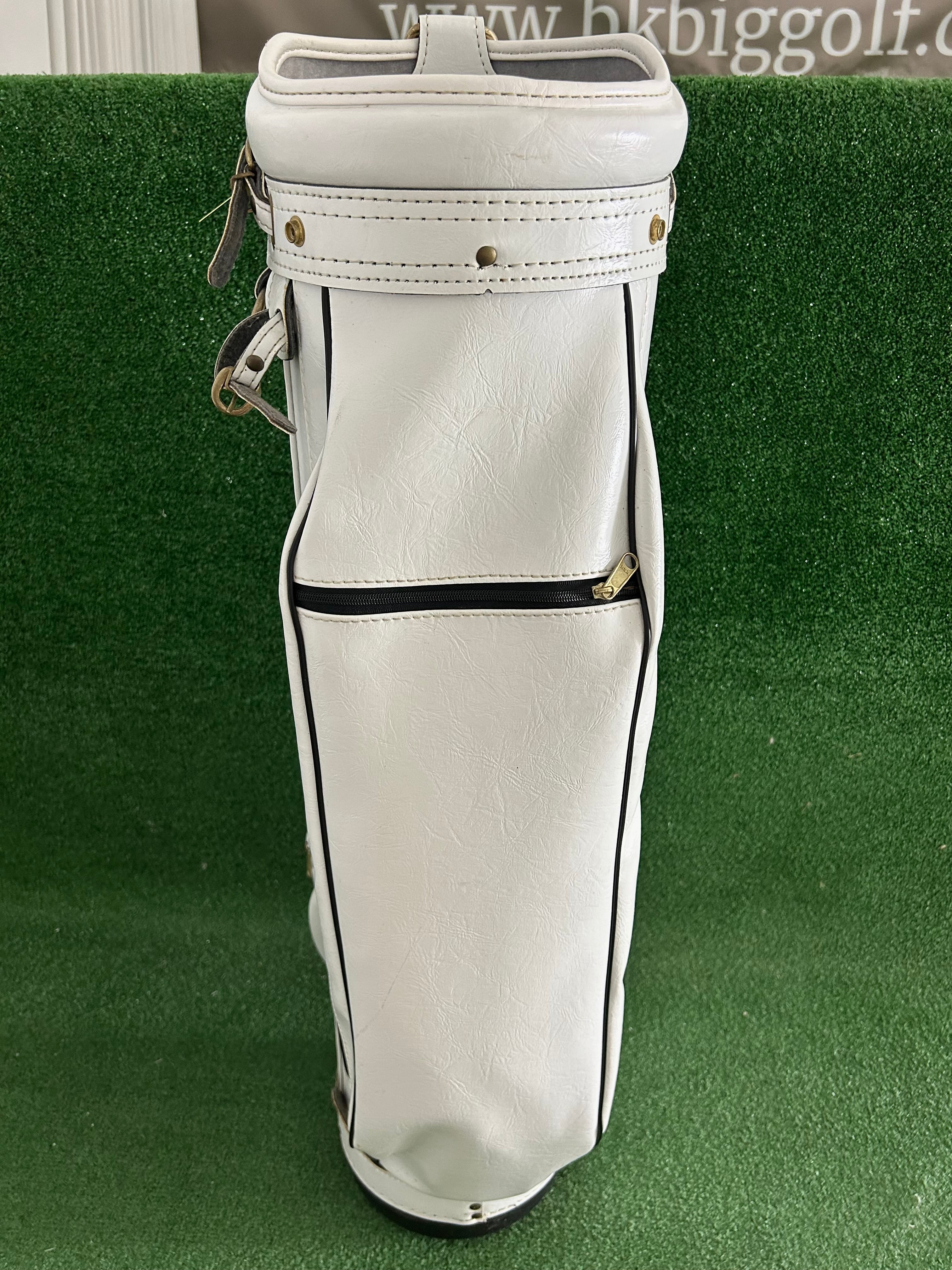 ProGroup Inc. Hot-Z White Leather Golf Cart 6 Way Staff Bag