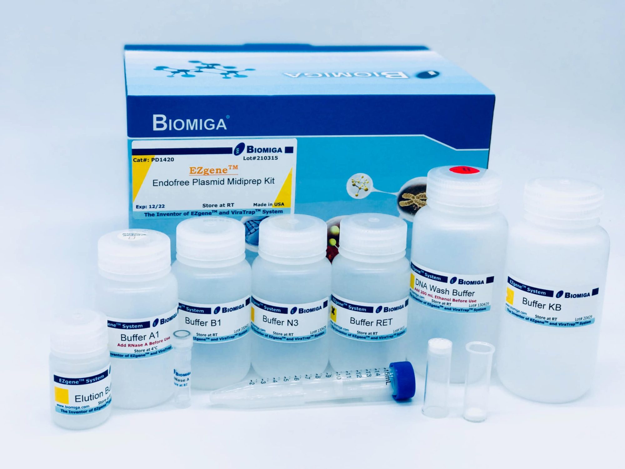 EndoFree Plasmid ezFlow Midi Kit - Biomiga