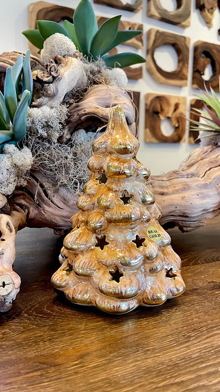 Christmas Tree Light - Real Gold & Gold – Biordi Art Imports