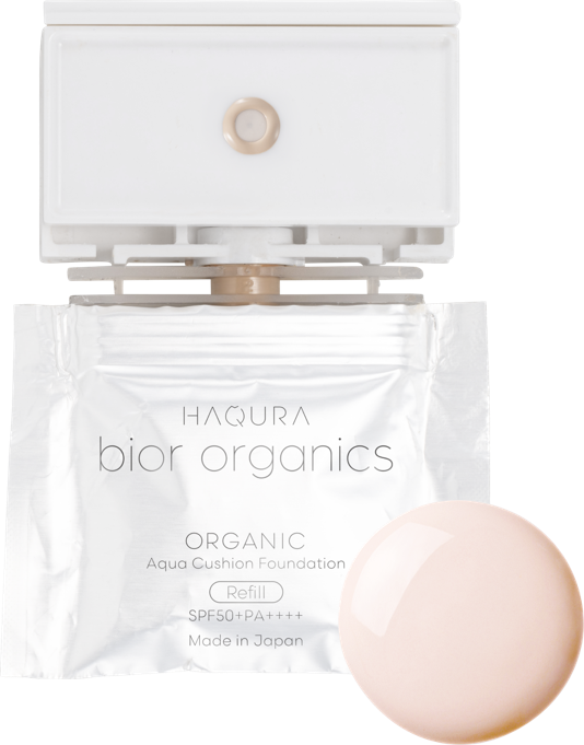 オーガニックアクア エアレスクッション HAQURA＜リフィル（パフ付