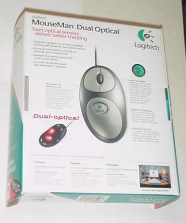 Logitech MouseMan Dual Optical NIB Mouse NOT Cordless M-BL63B