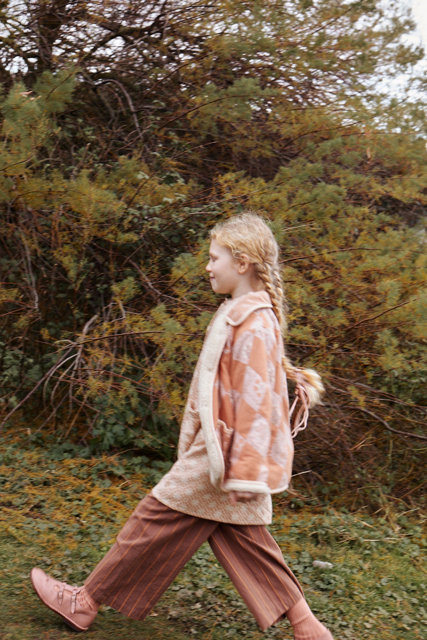 Apolina Tippi Culotte Trouser Winter Stripe Hazel | BIEN BIEN