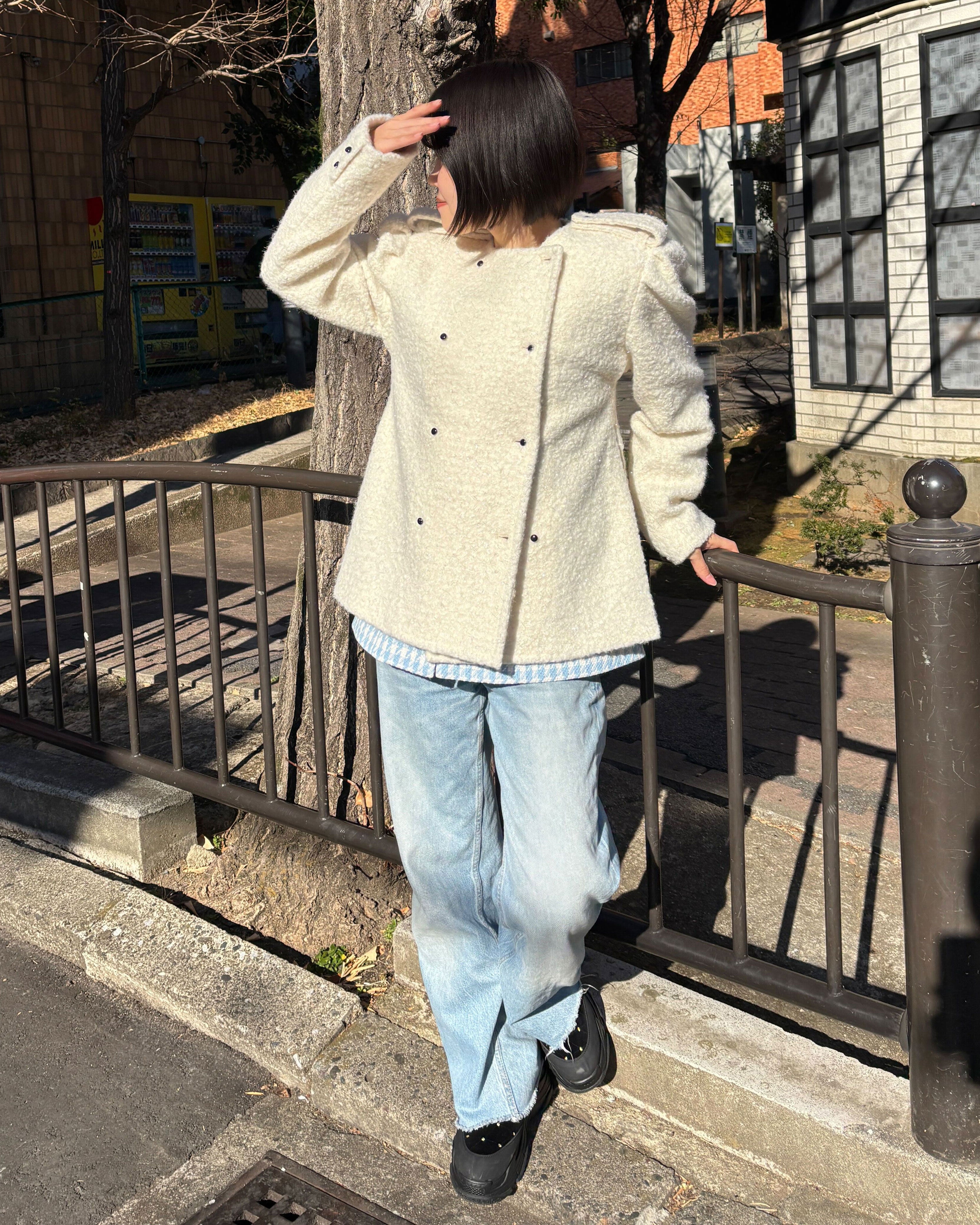 MEGAN LAME JACKET/159cm/착용 사이즈 F｜Bibiy.