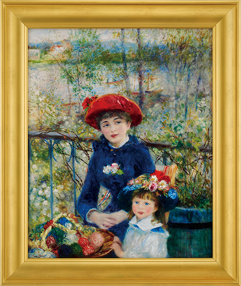 二人の姉妹 -テラスにて- | 商品紹介 | 美術品複製画販売サイト | 美術