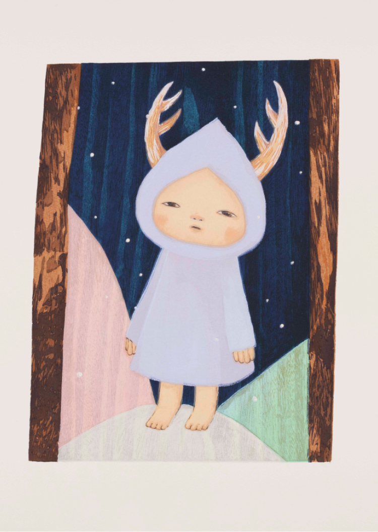 中村萌 個展「before the dawn」エディション版画作品のオンライン