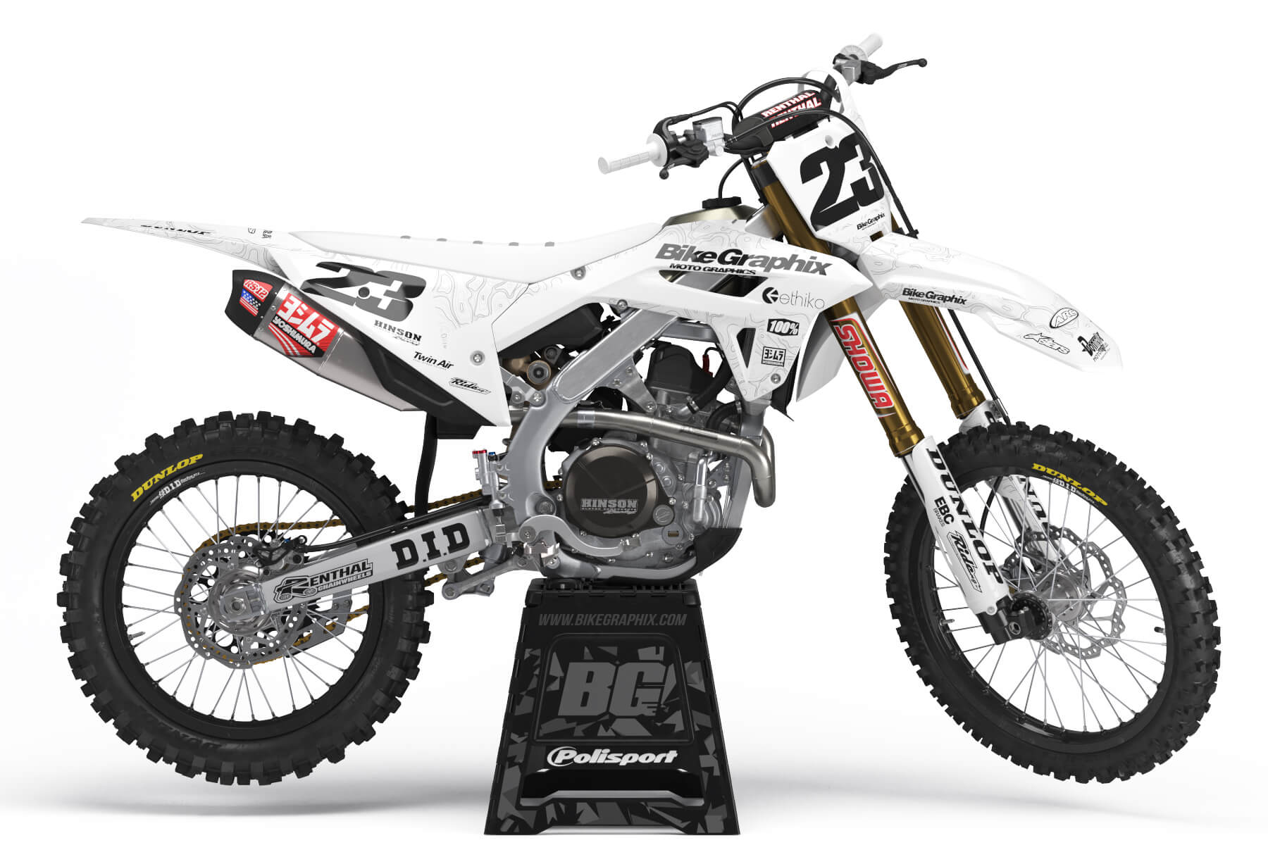 Honda TOPO Semi Custom Motocross Graphics - BikeGraphix