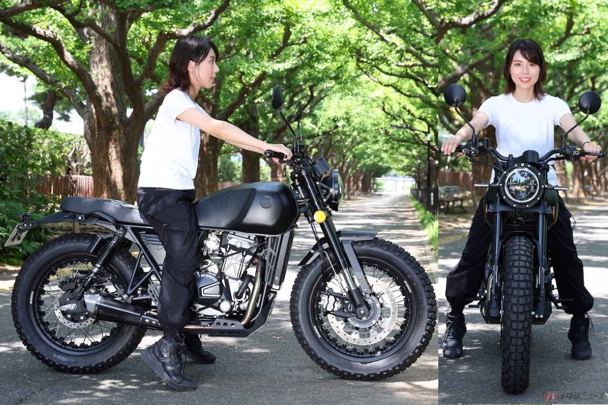 カスタムなしでも厳ついビジュアル！ マットモーターサイクルズ『DRK